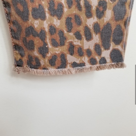 SAM EDELMAN The Stiletto High Rise Printed Frayed Hem Skinny Jean - Size 10 - Picture 4 of 5